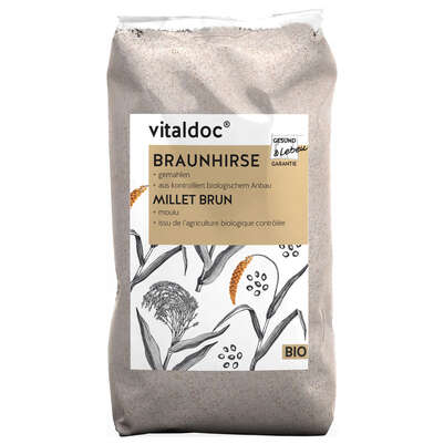 vitaldoc® BIO Braunhirse, gemahlen, A-Nr.: 5619572 - 01