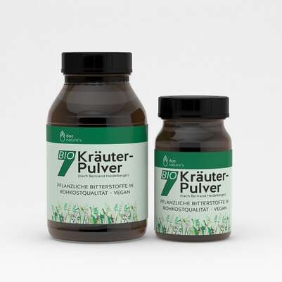 doc nature’s BIO 7 Kräuter-Pulver, Glas, A-Nr.: 5619483 - 03