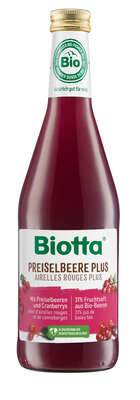 Biotta PREISELBEERE PLUS Bio, A-Nr.: 5356167 - 01