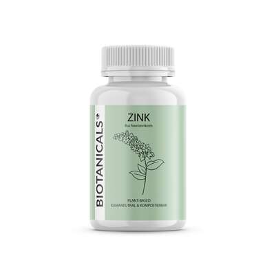 Sie sehen eine Packung Biotanicals Zink Kapseln, Produktbild: 01 Biotanicals Zink Kapseln, A-Nr.: 5461237 - 01
