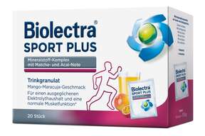 Biolectra® SPORT PLUS Trinkgranulat 20 ST, A-Nr.: 5700156 - 01