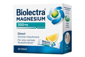 Biolectra® Magnesium 300 mg Direct Zitrone Sticks 20 Stück, A-Nr.: 3157009 - 01