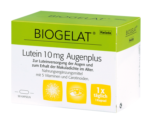 Biogelat Lutein 10 mg Augenplus, A-Nr.: 4084809 - 01