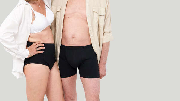 Bio Inkontinenz Men Boxershorts - Größe L - Schwarz - MASMI, A-Nr.: 5777124 - 02