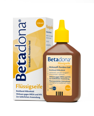 Betadona® Flüssigseife 120 ml, A-Nr.: 4465569 - 01