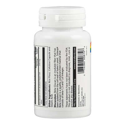 Sie sehen eine Packung Supplementa Beta Glucan 200 mg Kapseln, Produktbild: 03 Supplementa Beta Glucan 200 mg Kapseln, A-Nr.: 5573462 - 03