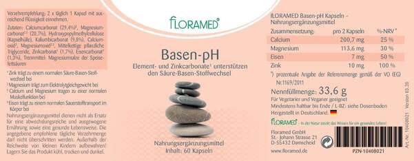 Sie sehen eine Packung Floramed Basen-pH, Produktbild: 01 Floramed Basen-pH, A-Nr.: 4389934 - 01