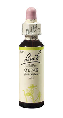 Sie sehen eine Packung Bach®-Blüte Nr. 23 Olive (Olive), Produktbild: 01 Bach®-Blüte Nr. 23 Olive (Olive), A-Nr.: 5323015 - 01