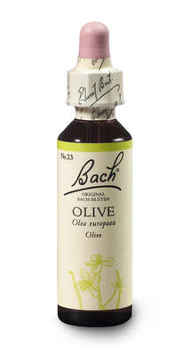 Sie sehen eine Packung Bach®-Blüte Nr. 23 Olive (Olive), Produktbild: 03 Bach®-Blüte Nr. 23 Olive (Olive), A-Nr.: 5323015 - 03