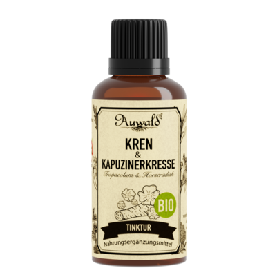Auwald® - Kren &amp; Kapuzinerkresse - BIO Tropfen (Auszug, Extrakt, Essenz), A-Nr.: 5709536 - 01
