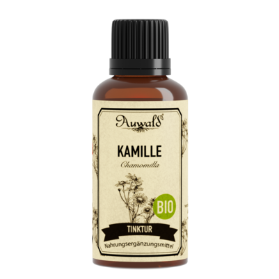 Sie sehen eine Packung Auwald® - Kamille - BIO Tropfen (Auszug, Extrakt, Essenz), Produktbild: 01 Auwald® - Kamille - BIO Tropfen (Auszug, Extrakt, Essenz), A-Nr.: 5709648 - 01