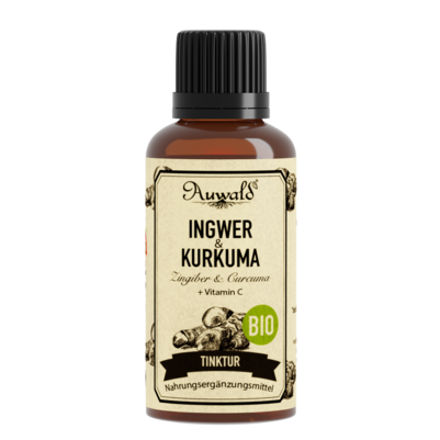 Auwald® - Ingwer &amp; Kurkuma - BIO Tropfen (Auszug, Extrakt, Essenz), A-Nr.: 5709513 - 01