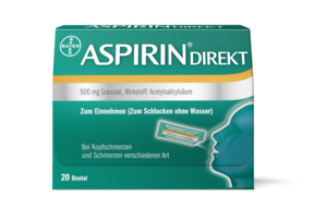 Aspirin® Direkt 500 mg Granulat, A-Nr.: 3911794 - 01