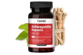 Ashwagandha Kapseln KSM-66® plus Magnesium, Zink und Vitamin B6, A-Nr.: 5820713 - 01