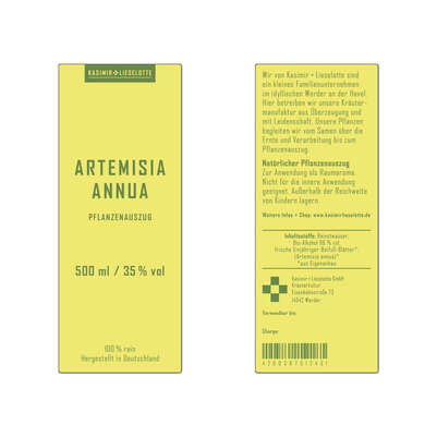 Artemisia Annua Pflanzenauszug 500 ml K+L, A-Nr.: 5176005 - 02