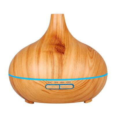 Sie sehen eine Packung Aroma Diffuser in Holzoptik mit LED, Produktbild: 01 Aroma Diffuser in Holzoptik mit LED, A-Nr.: 5178582 - 01
