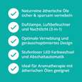 Sie sehen eine Packung Aroma Diffuser in Holzoptik mit LED, Produktbild: 03 Aroma Diffuser in Holzoptik mit LED, A-Nr.: 5178582 - 03