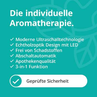 Sie sehen eine Packung Aroma Diffuser in Holzoptik mit LED, Produktbild: 04 Aroma Diffuser in Holzoptik mit LED, A-Nr.: 5178582 - 04