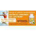 Sie sehen eine Packung apimanu Lipotrope® rein pflanzliche Fettverbrennung, Produktbild: 02 apimanu Lipotrope® rein pflanzliche Fettverbrennung, A-Nr.: 3040158 - 02