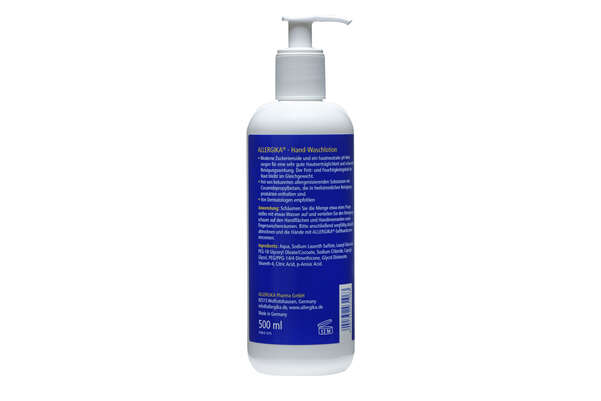 Sie sehen eine Packung ALLERGIKA®- Hand-Waschlotion, Produktbild: 01 ALLERGIKA®- Hand-Waschlotion, A-Nr.: 3462379 - 01