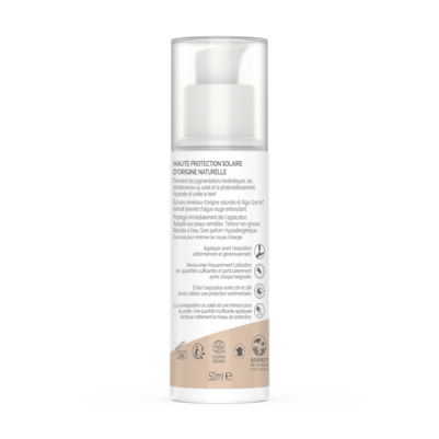 Alga Maris getönte Sonnencreme bio für Gesicht LSF 50 elfenbein LdB, A-Nr.: 4544613 - 02