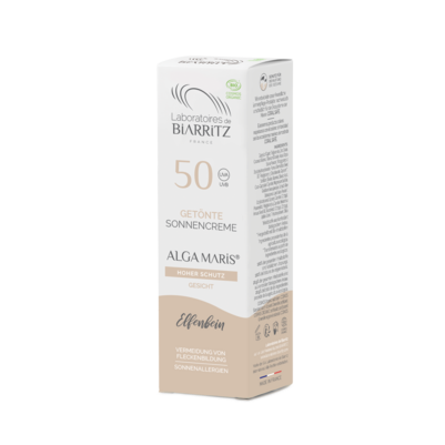 Alga Maris getönte Sonnencreme bio für Gesicht LSF 50 elfenbein LdB, A-Nr.: 4544613 - 03