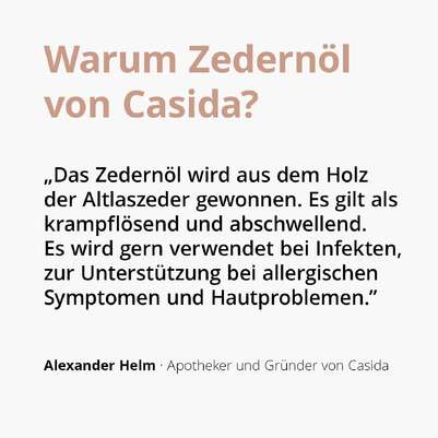 Sie sehen eine Packung Zedernöl, Produktbild: 04 Zedernöl, A-Nr.: 5679309 - 04