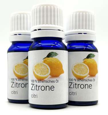 Sie sehen eine Packung Aethera Zitronenöl 10 ml, Produktbild: 03 Aethera Zitronenöl 10 ml, A-Nr.: 2981350 - 03