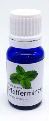 Sie sehen eine Packung Aethera Pfefferminzöl, Produktbild: 01 Aethera Pfefferminzöl, A-Nr.: 3053043 - 01
