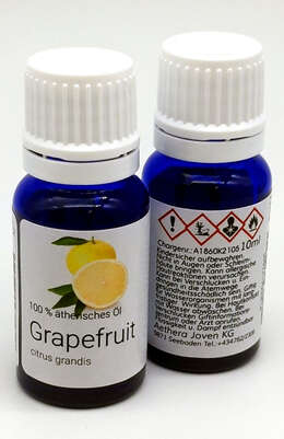 Sie sehen eine Packung Aethera Grapefruitöl, Produktbild: 02 Aethera Grapefruitöl, A-Nr.: 2981427 - 02