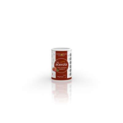 BIO Acerola Vitamin C Fruchtpulver, 100% pur, gefriergetrocknet mit 30% natürlichem Vitamin C, A-Nr.: 5659548 - 01