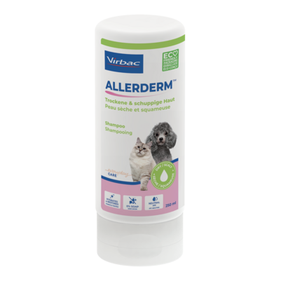 Allerderm Shampoo Trockene &amp; schuppige Haut - Dermatologisches Shampoo für Hunde und Katzen, A-Nr.: 5860813 - 01