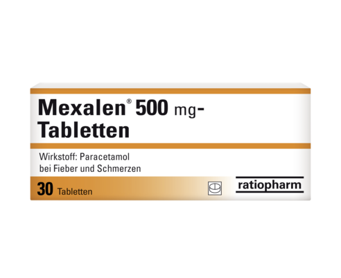 Mexalen® 500 mg Tabletten, A-Nr.: 3909774 - 01