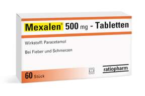 Mexalen® 500 mg Tabletten, A-Nr.: 3909780 - 01