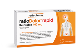 ratioDolor® rapid Ibuprofen 400 mg Weichkapseln, A-Nr.: 5526563 - 01