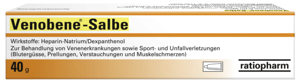 Venobene Salbe, A-Nr.: 1041001 - 01