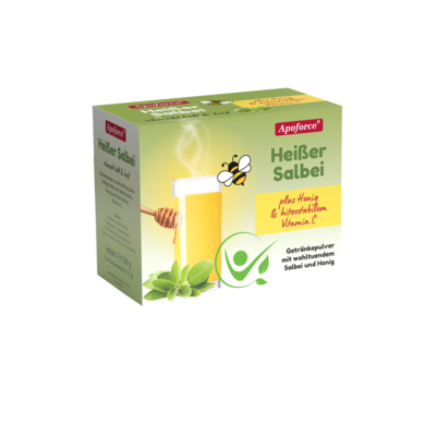Sie sehen eine Packung Apoforce® Heißer Salbei, Produktbild: 01 Apoforce® Heißer Salbei, A-Nr.: 4057103 - 01