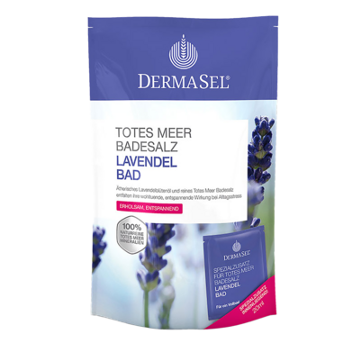 DermaSel® Totes Meer Badesalz Lavendel Bad, A-Nr.: 2579990 - 01