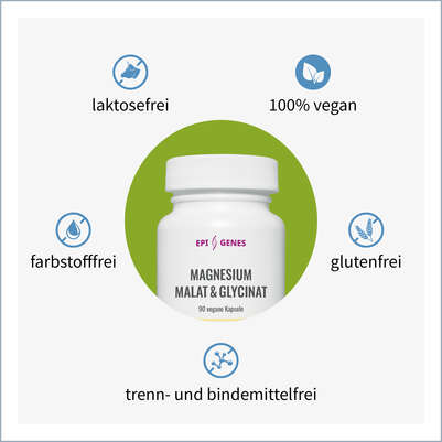 NatuGena Magnesium Malat &amp; Glycinat Kapseln, A-Nr.: 5699306 - 02