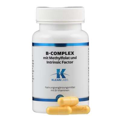 B-Complex mit Metafolin und Intrinsic Faktor Klean Labs Kapseln, A-Nr.: 5395664 - 04
