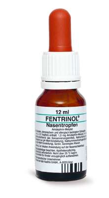 Sie sehen eine Packung Fentrinol Nasentropfen, Produktbild: 01 Fentrinol Nasentropfen, A-Nr.: 0021657 - 01