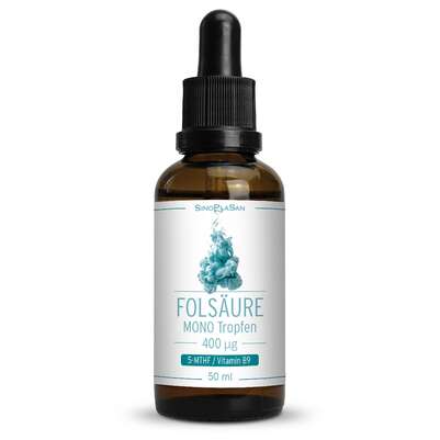 Folsäure 400 µg MONO Tropfen 50 ml, A-Nr.: 5438741 - 01