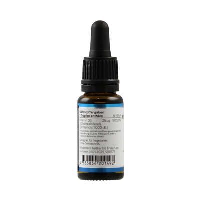 Sie sehen eine Packung Vitamin D3 1000 i.E. Klean Labs flüssig, Produktbild: 03 Vitamin D3 1000 i.E. Klean Labs flüssig, A-Nr.: 5598226 - 03