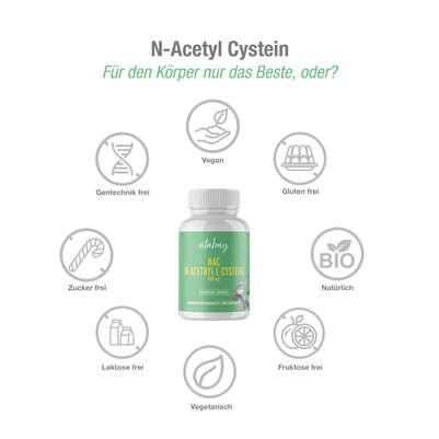 Vitabay NAC (N-ACETHYL L-CYSTEIN) 600 mg Kapseln, A-Nr.: 5878150 - 03