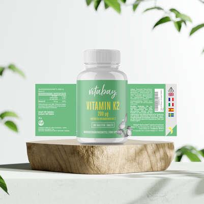 Vitabay Vitamin K2 200 μg Tabletten, A-Nr.: 5877765 - 05