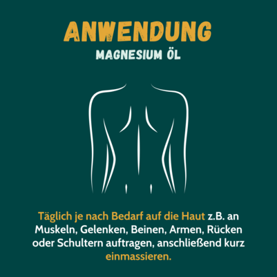 Magnesium-Öl 500 ml Nachfüllflasche, A-Nr.: 4540294 - 02
