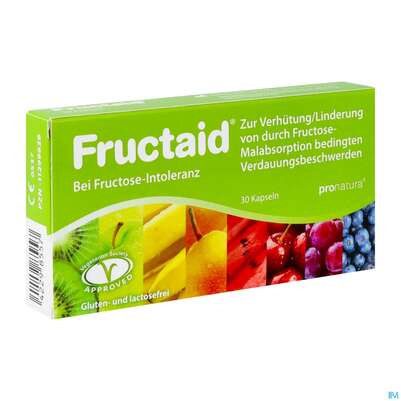 Sie sehen eine Packung Fructaid Kapseln 30st, Produktbild: 02 Fructaid Kapseln 30st, A-Nr.: 4543513 - 02
