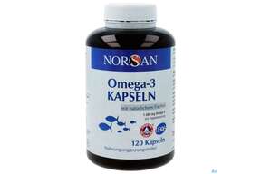 Omega -3 Norsan Kapseln 120st, A-Nr.: 4552529 - 01
