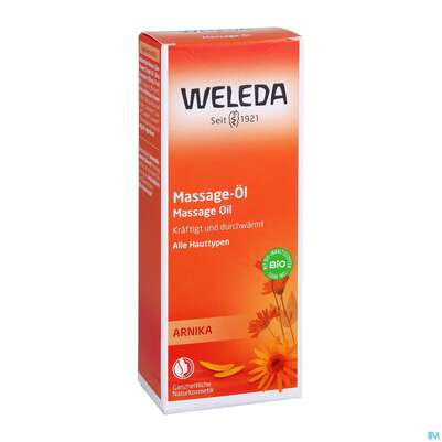Sie sehen eine Packung Massage Oel -weleda +arnika Neu 100ml, Produktbild: 04 Massage Oel -weleda +arnika Neu 100ml, A-Nr.: 4583576 - 04