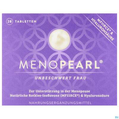 Sie sehen eine Packung Menopearl Tabl 28st, Produktbild: 01 Menopearl Tabl 28st, A-Nr.: 4586451 - 01